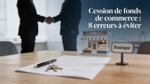 Cession de fonds de commerce 8 erreurs à éviter