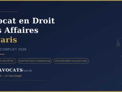 Avocat en droit des affaires à Paris : guide complet et accompagnement 2026 | LLA Avocats Paris